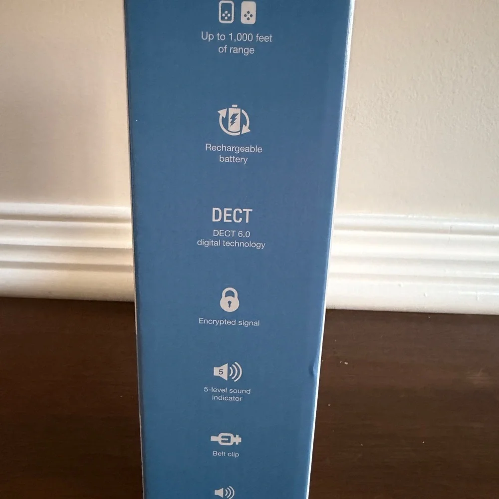 Like new VTech Audio Baby Monitor, used 1 Week - Picture 3 of 5